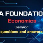 CA Foundation Economics Notes- Agarwal Coaching Guwahati