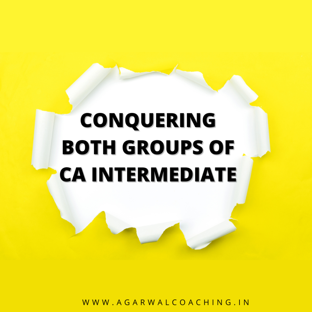 Taking on the Challenge: Applying for Both Groups of CA Intermediate at Once