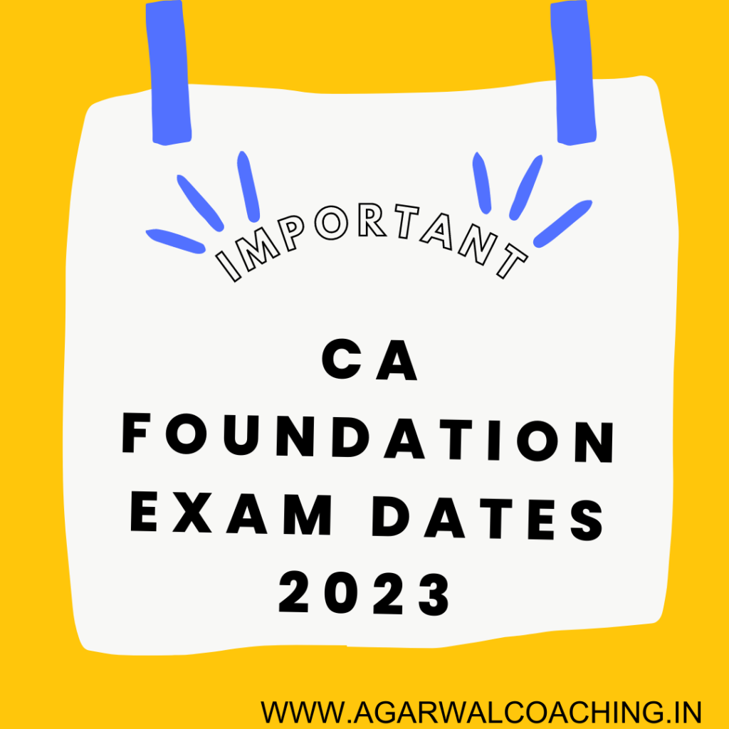 CA Foundation Admit Card Dec 2023 ICAI will release the CA Foundation Dec 2023 admit card in the month of October 2023. Students who have filled out the CA Foundation exam form can download the admit card from the official website of ICAI. All the students should that without admit card, they can’t give the exams.