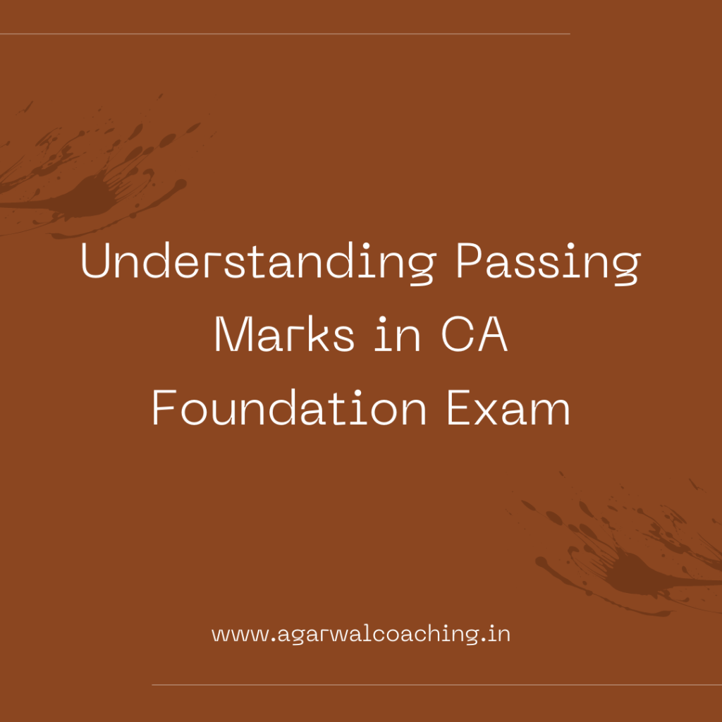 Understanding Passing Marks in CA Foundation Exam: Individual Paper Requirements