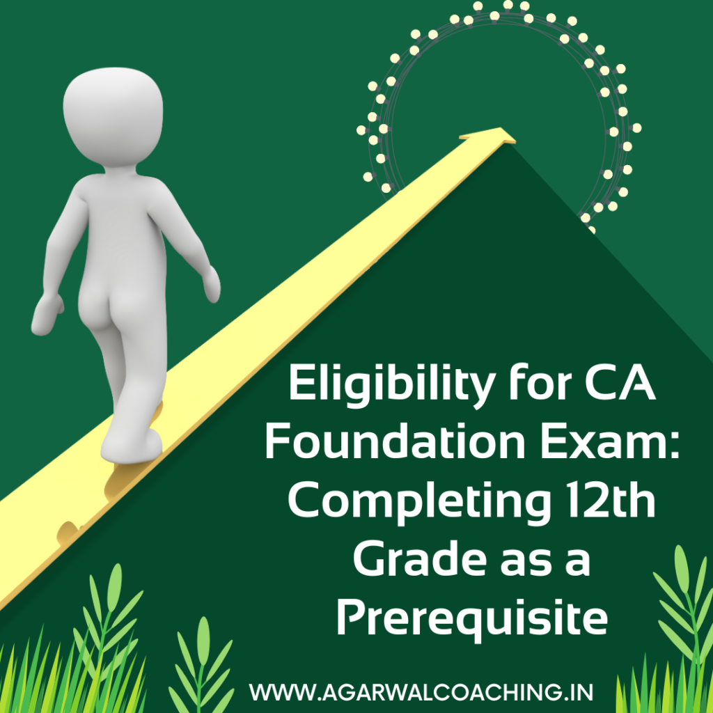 Eligibility for CA Foundation Exam: Completing 12th Grade as a Prerequisite