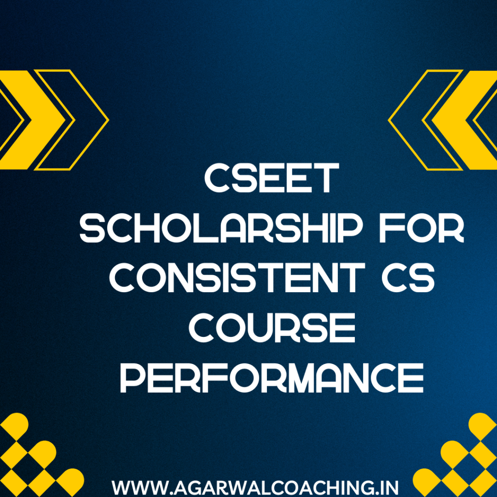 A Journey of Academic Excellence: CSEET Scholarship for Consistent CS Course Performance
