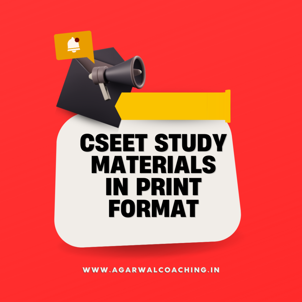 The Power of Tangibility: CSEET Study Materials in Print Format